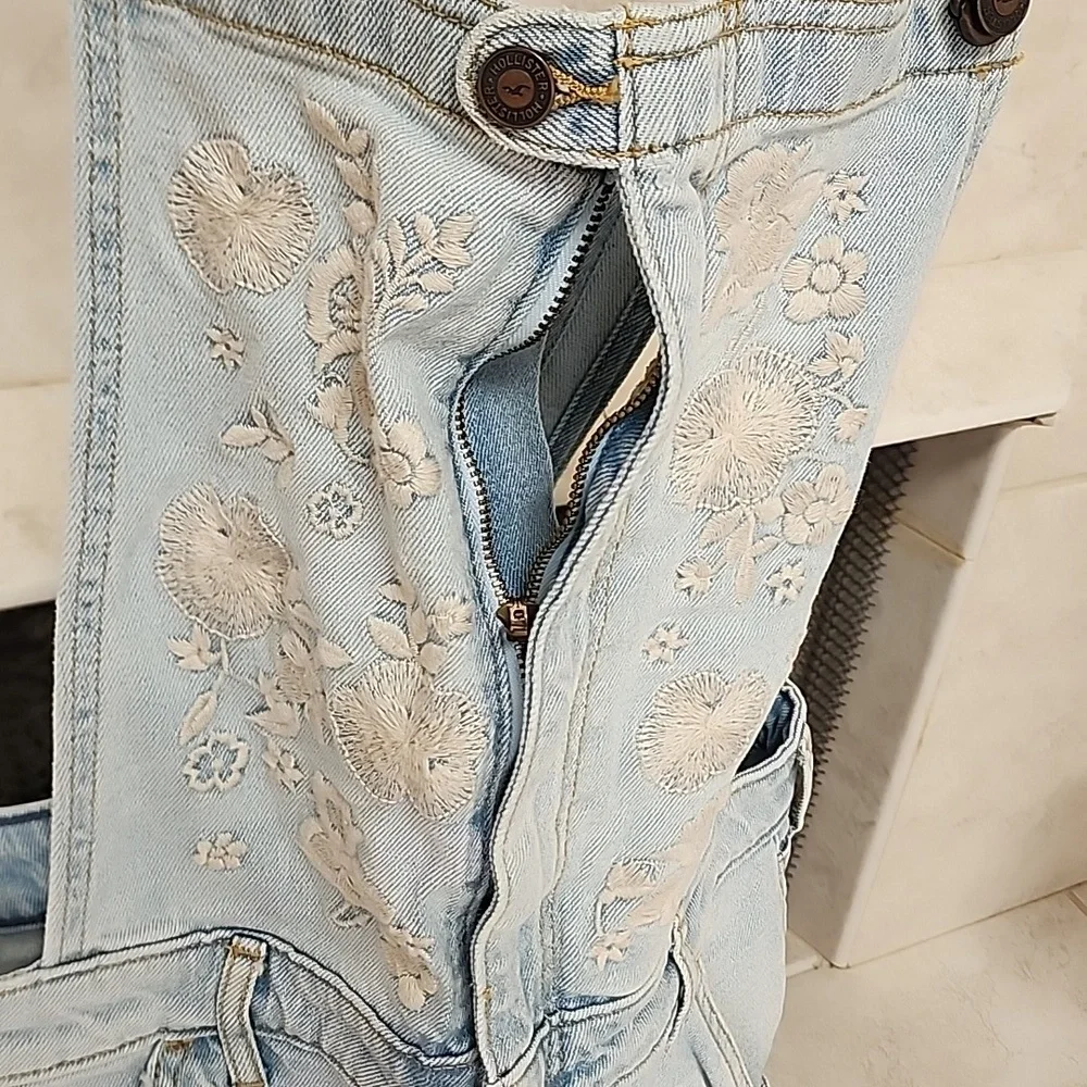 ๐ฉต๐ HOLLISTER Stretch Super Skinny Crop OVERALLS ๐๐ฉต - Picture 9 of 15